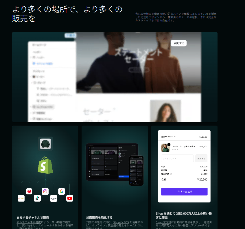 Shopify紹介画像の2枚目